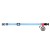 Niebieska obroża WAUCAT Re-cotton dla kota i małego psa 20–30 cm
