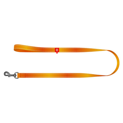 Długa smycz WAUDOG Nylon Mono dla psa 300 cm pomarańczowa rozmiar S