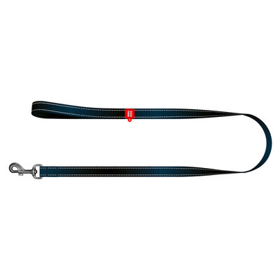 Długa czarna smycz dla psa WAUDOG Nylon Mono 300 cm