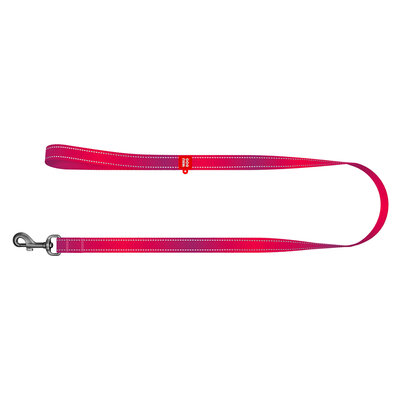 WAUDOG Nylon Mono odblaskowa smycz dla psa 300 cm różowa M