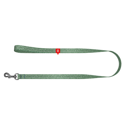WAUDOG Re-cotton odblaskowa smycz dla psa 5 m zielona