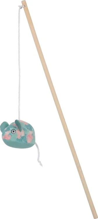 ZOLUX ETHICAT wędka dla kota Mysz Liście 40 cm