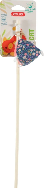 ZOLUX ETHICAT wędka dla kota z piramidką Kwiaty 40 cm w opakowaniu