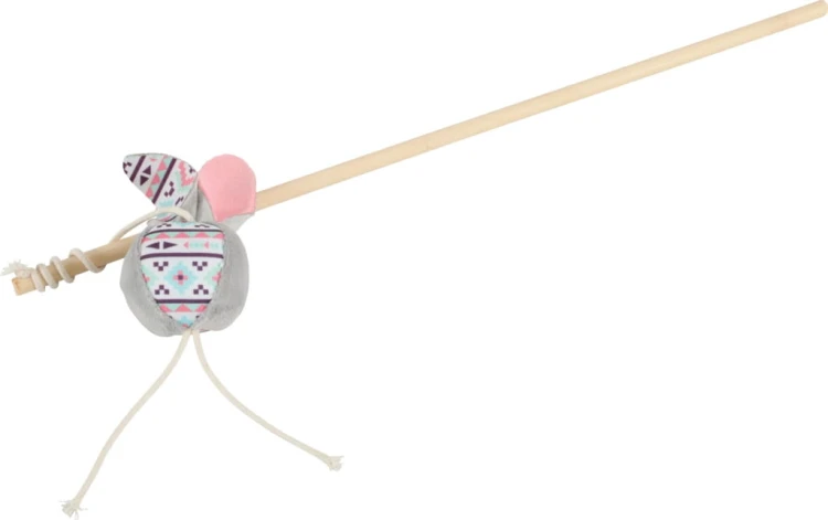 ZOLUX KALI wędka dla kota z piłką szara 40 cm