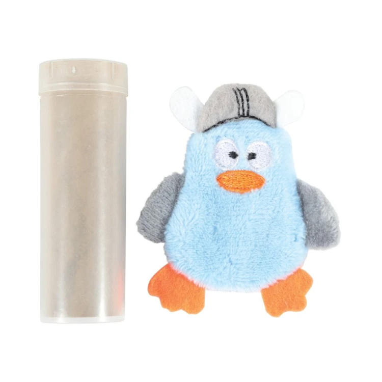 Zolux zabawka dla kota z kocimiętką pirat – niebieska maskotka 7 cm z tubką