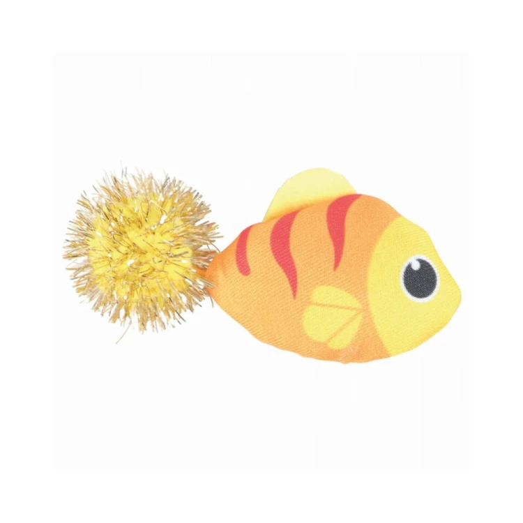 ZOLUX Lovely Ryba 10 cm – zabawka dla kota w kształcie ryby z błyszczącym elementem