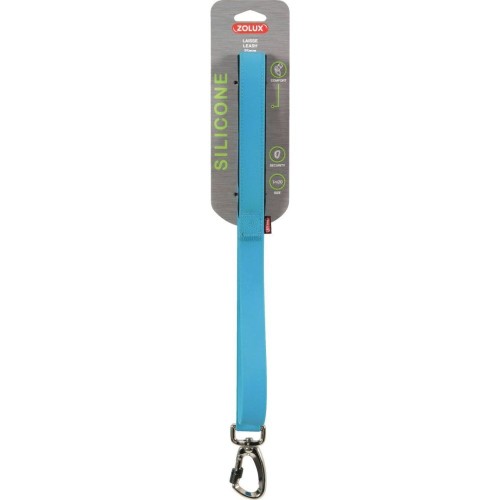 ZOLUX smycz dla psa silikonowa wodoodporna 120 cm x 2,5 cm niebieska