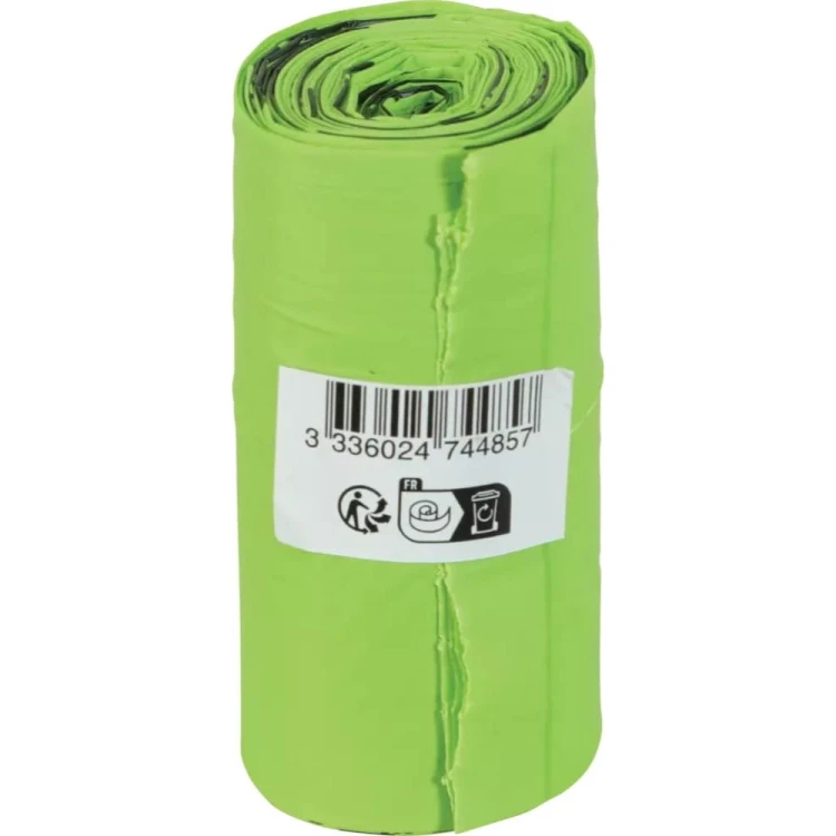 Zielony worek ZOLUX na odchody dla psa z uchwytami