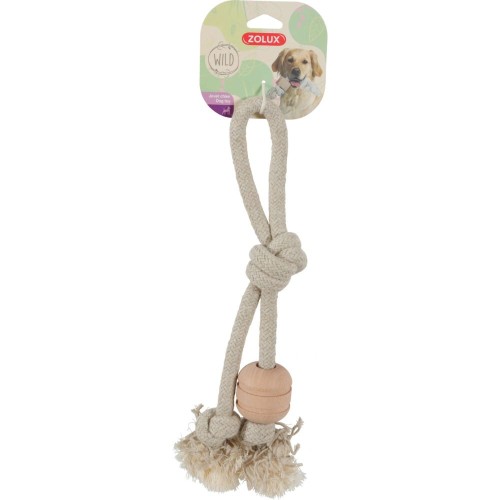 ZOLUX Wild Mix zabawka sznurowa dla psa 35,5 cm na opakowaniu