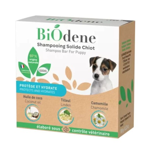 Francodex Biodene szampon w kostce dla szczeniąt 100 ml - opakowanie