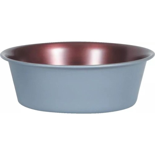 ZOLUX Copper miska antypoślizgowa inox dla psa i kota 600 ml w kolorze szaro-miedzianym