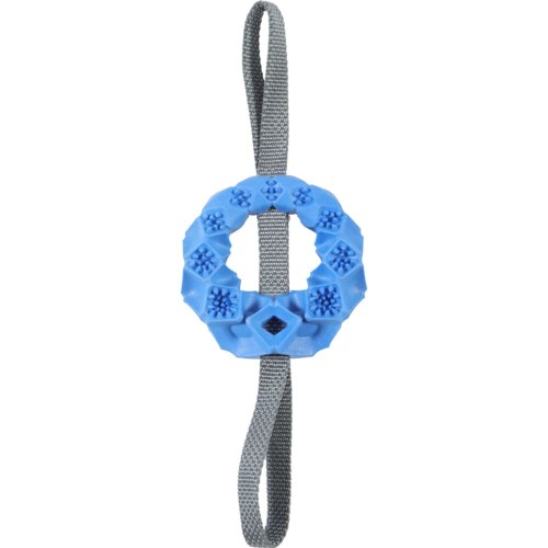 ZOLUX Outdoor niebieski pierścień TPR ze sznurem dla psa