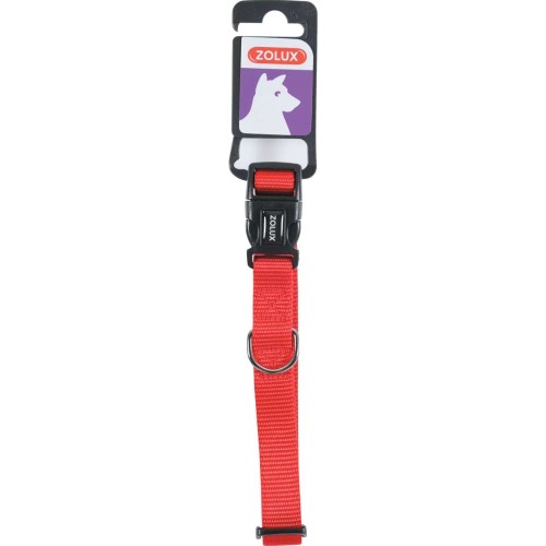 Czerwona obroża nylonowa dla psa ZOLUX 40-50 cm 20 mm
