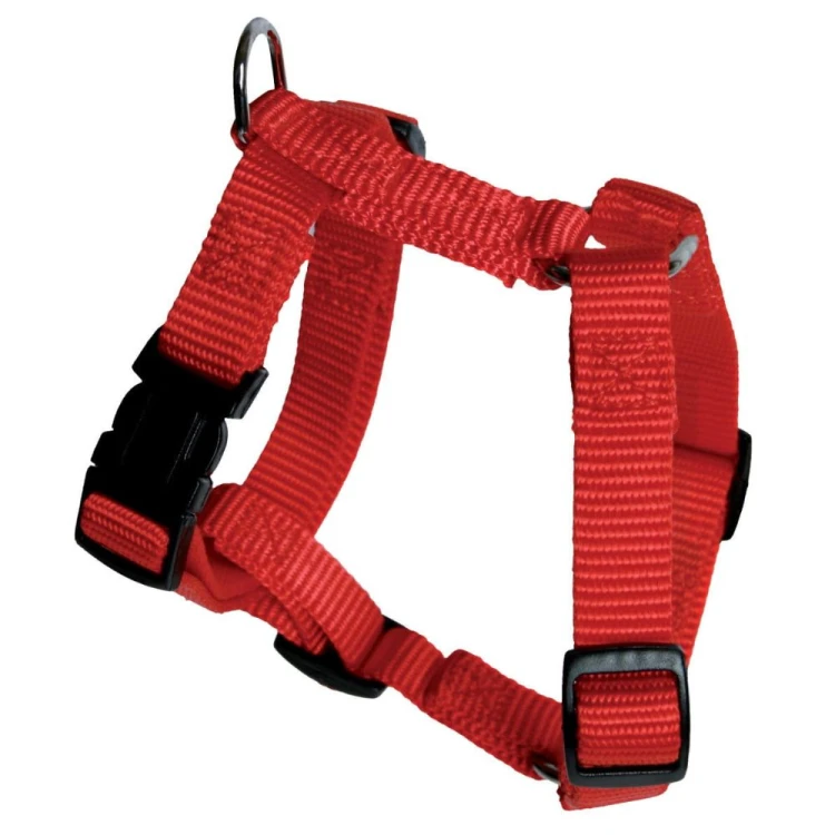 Czerwone szelki taśmowe dla psa ZOLUX z regulacją 20-35 cm