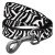 Smycz dla psa WAUDOG Nylon we wzorze Zebra z metalowym karabińczykiem