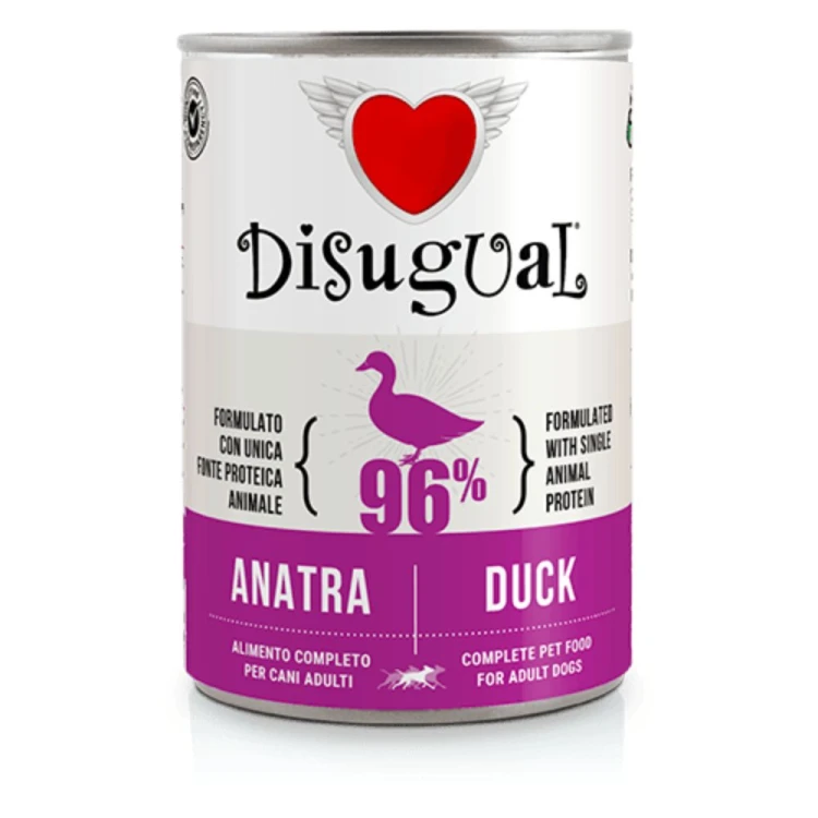 Puszka Disugual Monobiałkowa Kaczka 400 g dla dorosłych psów