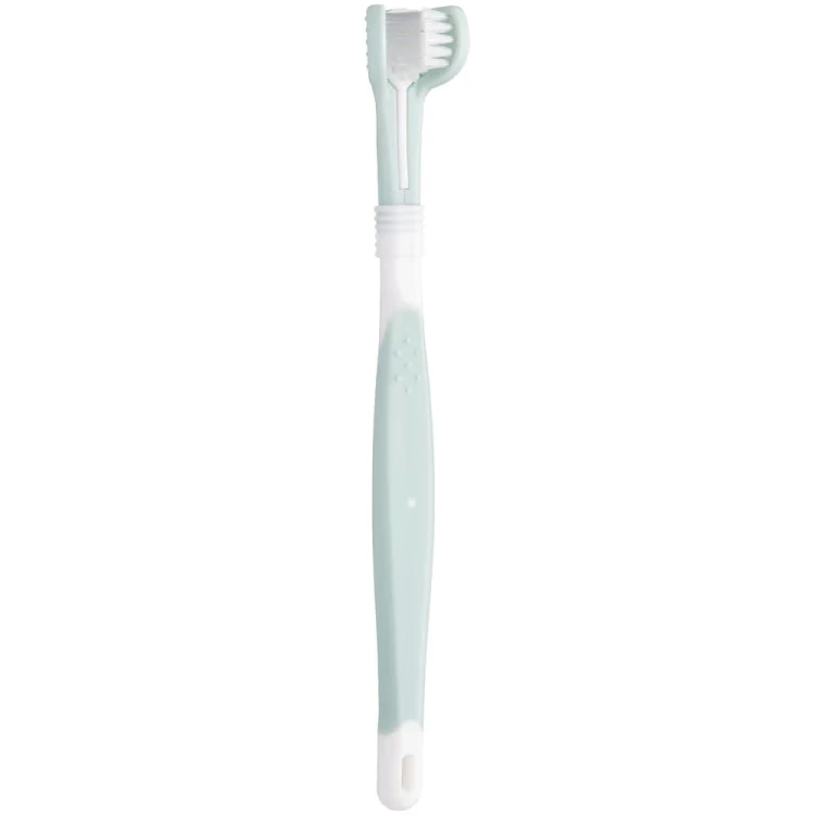 Trójstronna szczoteczka do zębów z zestawu Mubo Dental Care Kit
