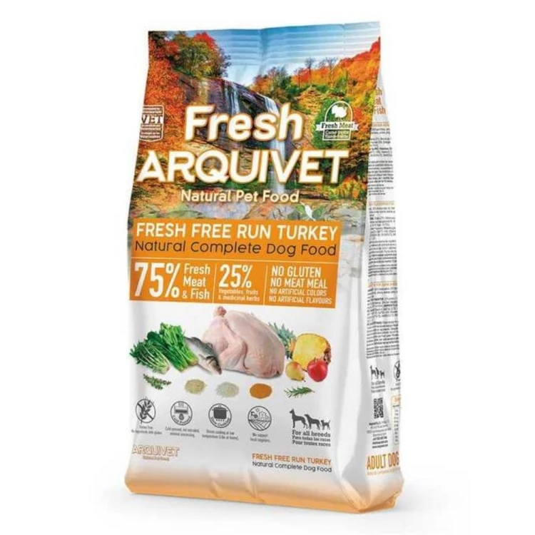 Arquivet Fresh Indyk i Ryba Oceaniczna 2,5 kg – opakowanie półwilgotnej karmy dla psa