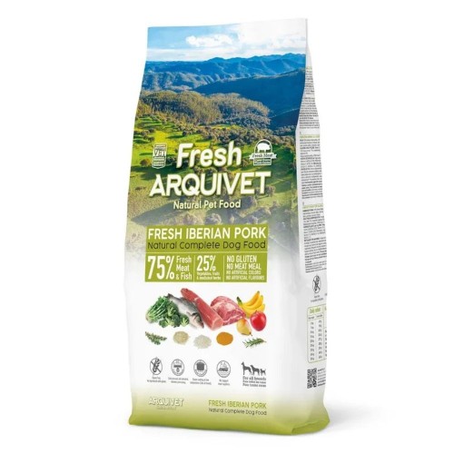Arquivet Fresh Iberian Pork 10 kg – opakowanie półwilgotnej karmy dla psa