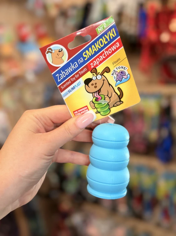 Sum-Plast Zabawka na Smakołyki nr 2 dla psa w niebieskim kolorze