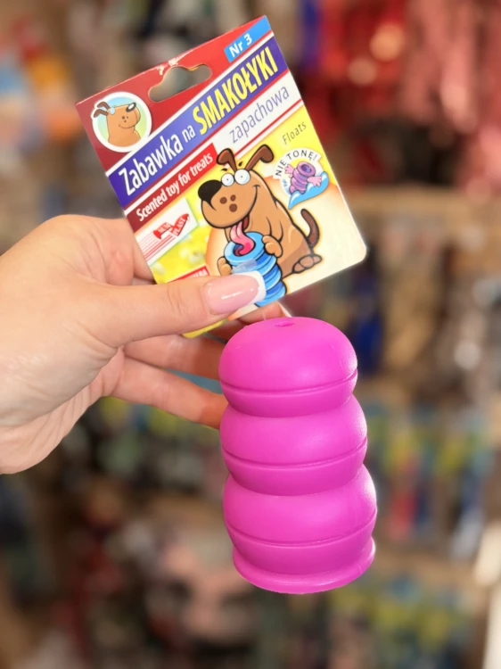Sum-Plast Zabawka na Smakołyki nr 3 dla psa w różowym kolorze