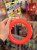Sum-Plast Ring nr 2 zapachowa zabawka dla psa 16 cm w czerwonym kolorze