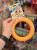 Sum-Plast Ring nr 2 zapachowy ring dla psa 16 cm w pomarańczowym kolorze