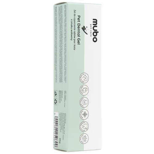 Mubo Pet Dental Gel 95 g – opakowanie żelu do zębów dla psa i kota