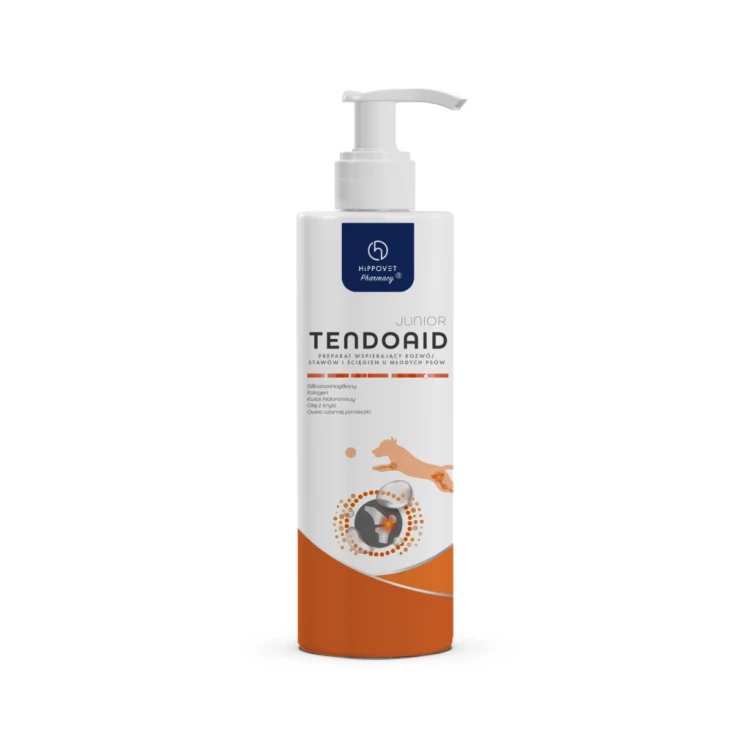 Hippovet Pharmacy TendoAid Junior 250 ml w butelce z pompką