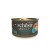 Schesir After Dark Kurczak z Jajkiem Przepiórczym 80 g – przód puszki z ciemną etykietą i turkusowymi napisami
